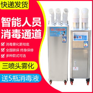 消毒机养殖场猪场人员消毒通道雾化消毒机非洲猪瘟消毒喷雾器猪用