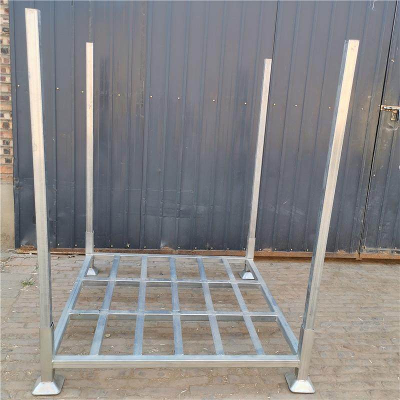 厂家堆垛架金属周转堆垛存放架重型倒置式巧固架折叠料架,包装,塑料托盘,淘宝优惠券,粉丝福利购,淘宝优惠卷