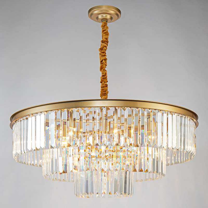 后现代轻奢水晶吊灯 简约大气家用餐厅灯卧室客厅个性创意led吊灯