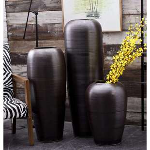 中式复古陶罐创意粗陶缸陶瓷落地大花瓶客厅家居软装饰品插花摆件