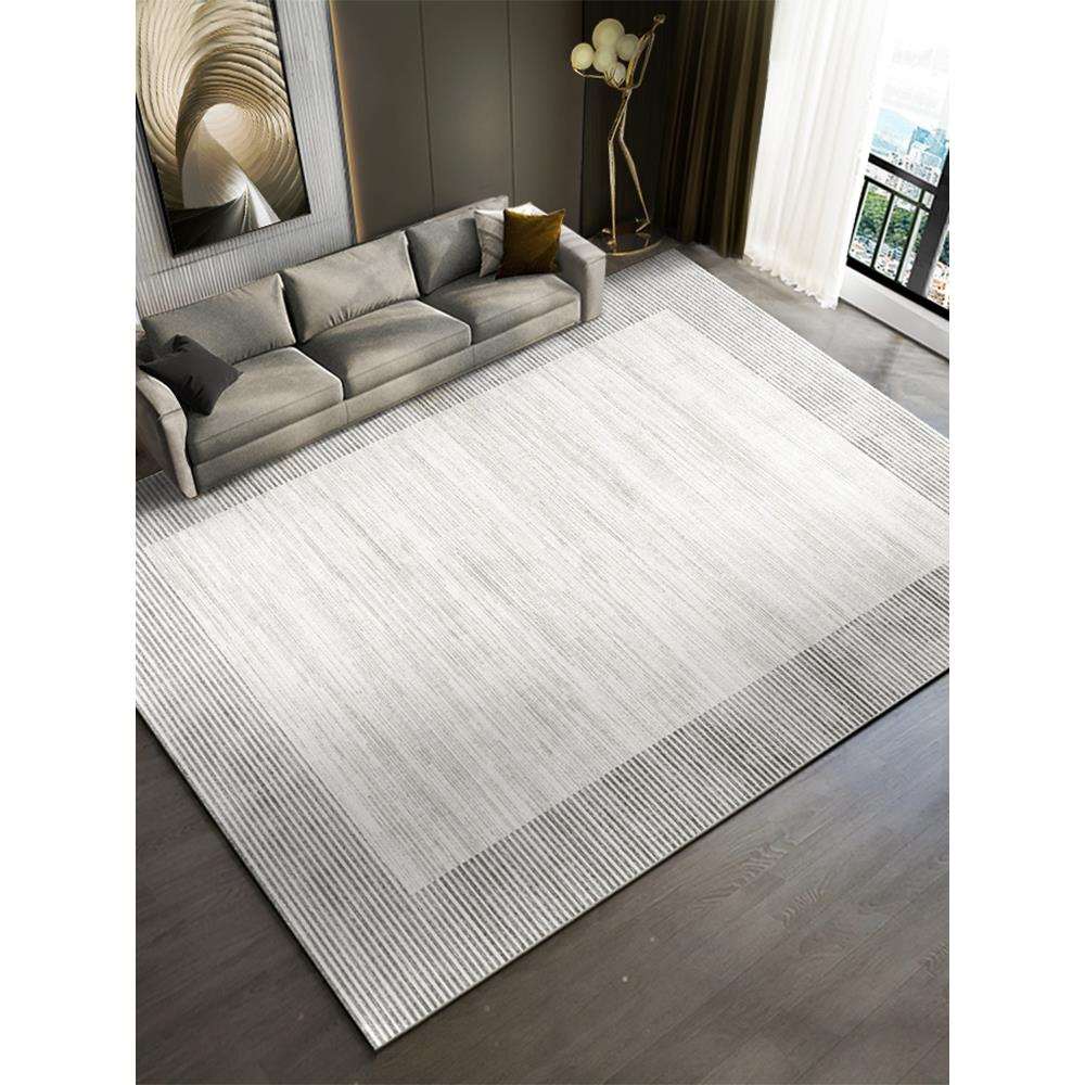 地毯客厅轻奢高级北欧沙发茶几垫现代简约灰色卧室家用地毯大面积