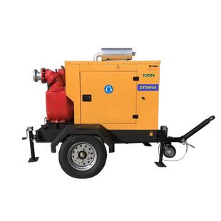 500立方排涝泵DT500VA牵引式 排涝泵车6寸拖车泵真空辅助抽水