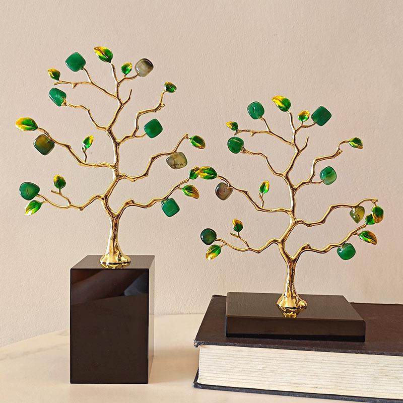 轻奢后现代简约宝绿色发财树家居摆件样板间客厅书房电视柜装饰品,鲜花速递/花卉仿真/绿植园艺,割草机/草坪机,淘宝优惠券,粉丝福利购,淘宝优惠卷