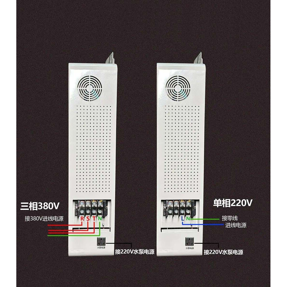 供120平暖气片地暖风盘家用采暖炉12KW匠奥电磁感应采暖热水炉