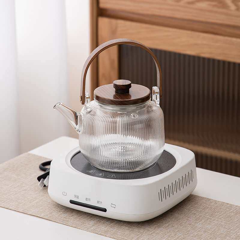 玻璃煮茶壶电陶炉一壶四杯加热烧水玻璃茶具套装家用养生壶煮茶炉