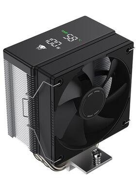 丛林豹AF401数显版12cm风扇CPU散热器4热管台式电脑散热1700/AM5