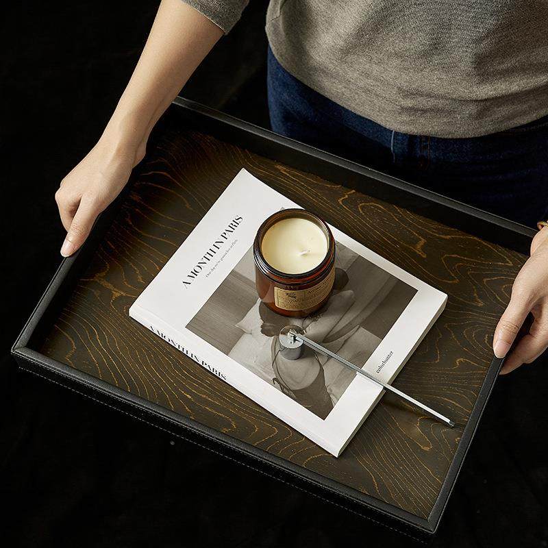 中古风高档纸巾盒客厅前台电视柜茶几桌面抽纸盒轻奢家用置物盒子