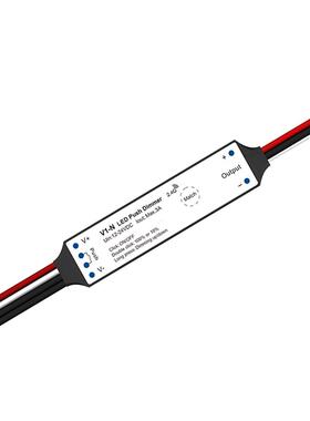V1-N 1通道单⾊LED微型2.4GRF+PUSH控制器 信号自动中继DC12-24V