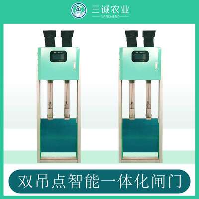 智能稻田分水闸智慧灌区信息化电动不锈钢太阳能测控一体化闸门
