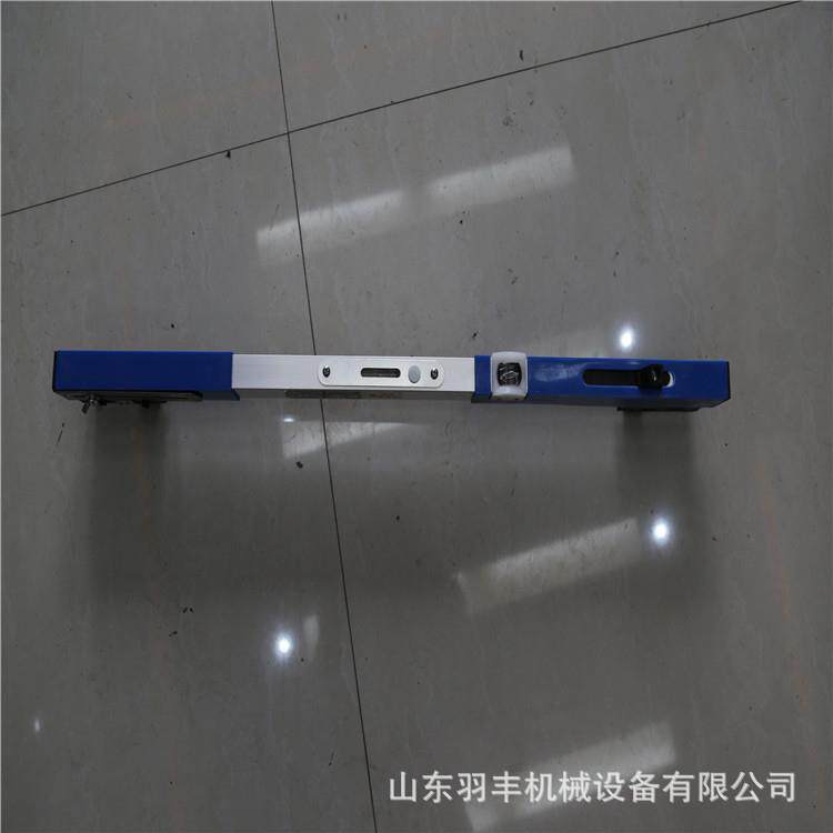矿山用轨道精密测量铁路1435mm水平轨距尺钢轨测量工具支距尺方尺
