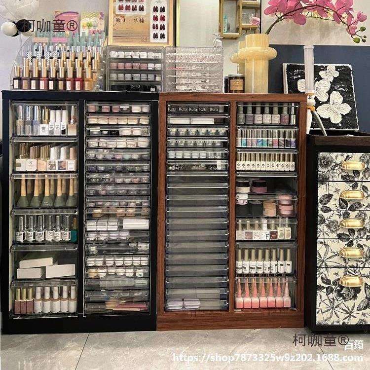 A4文件柜平底抽屉式美甲店烘焙模具收纳柜甲油胶灌装多层分麦太保