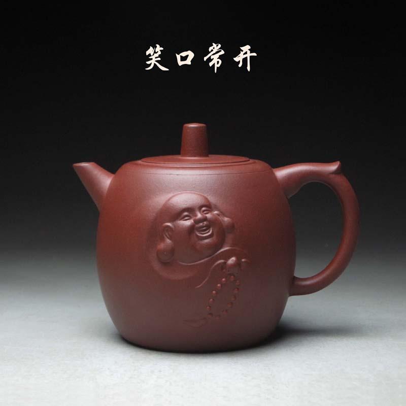 宜兴名家原矿底槽清紫砂壶笑口常开纯手工范丽香陈立群泡茶壶茶具