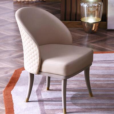 北欧轻奢餐椅简约现代网红家用靠背酒店餐厅售楼处洽谈室休闲椅子