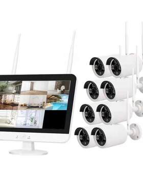 无线监控8路套装 无线监控 无线带屏套装WIRELESS IP CAMERA KIT