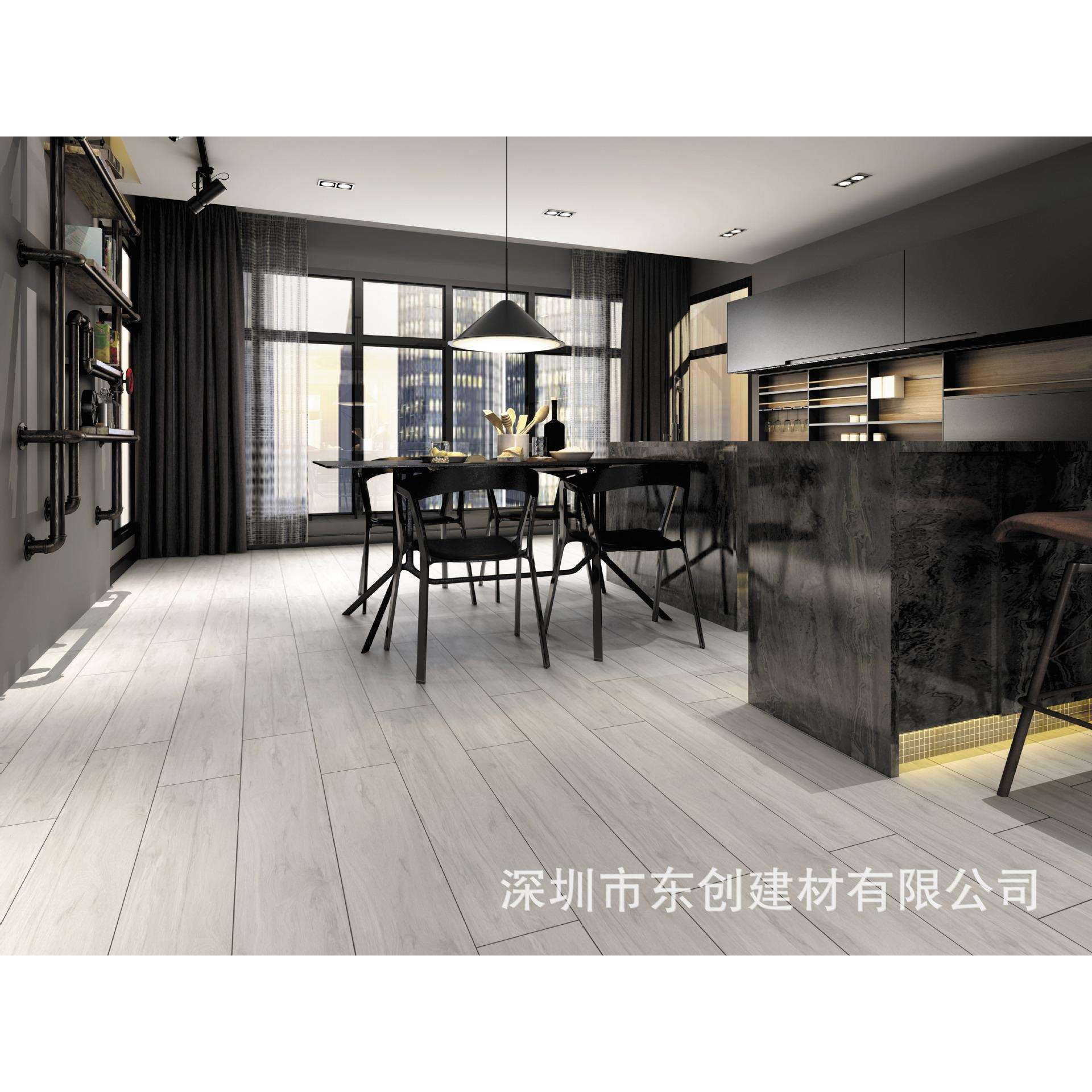 工业风200*1200仿实木木纹地板 防滑地砖 时尚客厅 阳台 卧室地砖