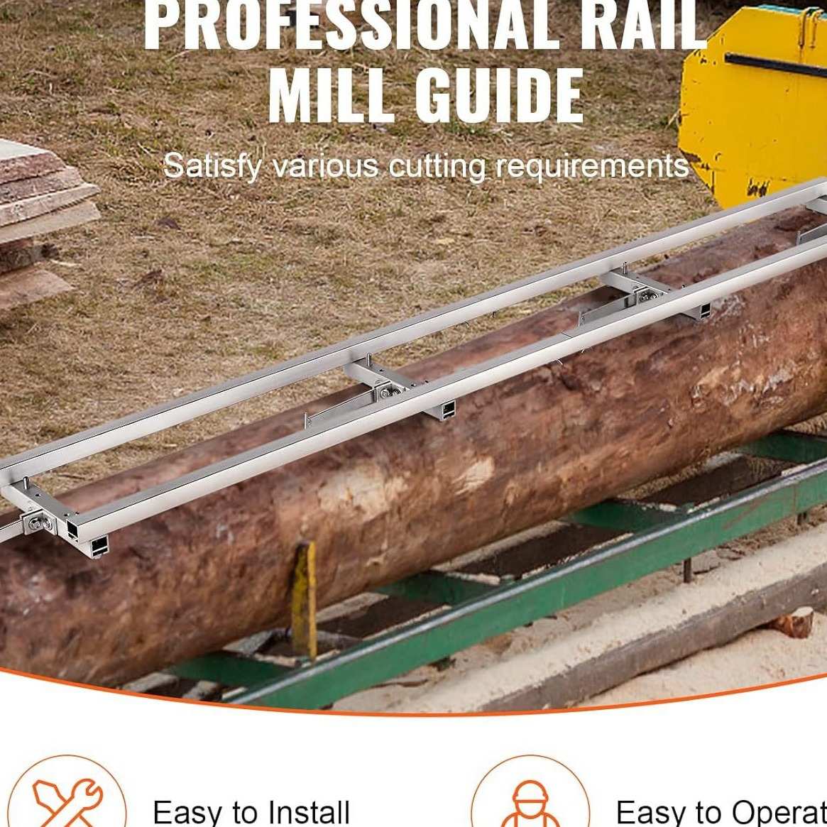 CHAINSAW MILL RAIL  跨境电商油锯电锯辅助固定配件开板架首切导