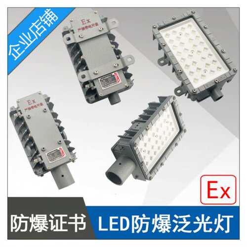 LED防爆泛光灯BAT55-80W防爆免维护LED灯壁挂吸顶吊杆马路式安装