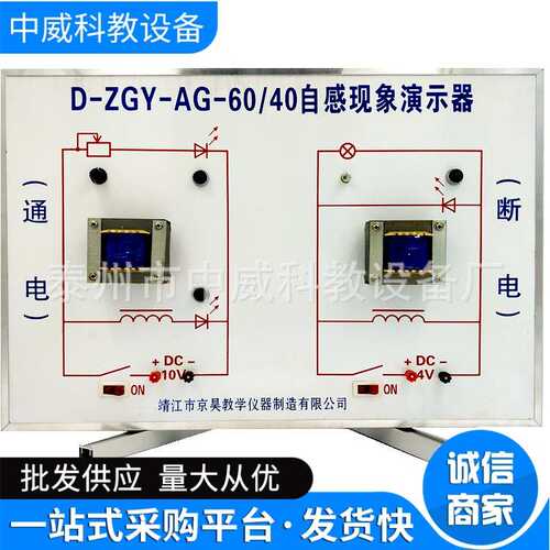 自感现象演示器 24037 中学物理电学演示器材 教学仪器