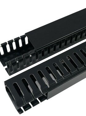 p阻c线槽工业线槽控制柜v燃走线理黑色行线槽30*30*40*50*60*80
