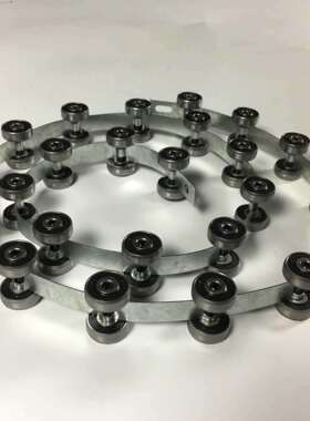 扶梯回转链 蒂森扶梯专用链条 24节 帝森滚轮板条6082RS 非标轴承