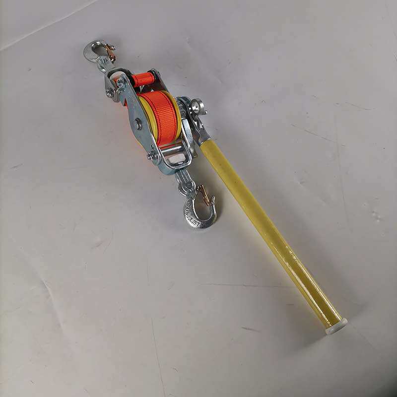 手动齿轮拉线器绝缘紧线器1.5T电力绝缘荷蒂机棘轮式电力收紧器