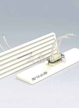 供应三色陶瓷加热板245 x 60 x 24高温陶瓷发热器带K陶瓷发热板