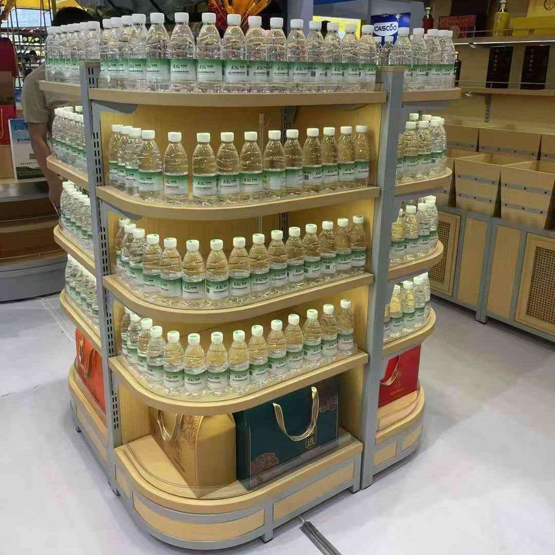 广州货架工厂五金制品现做架钢木架子高端产品大型商超设备