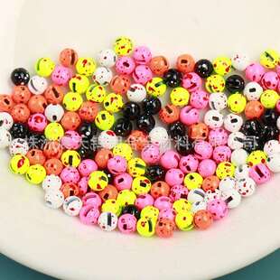 星空色通孔/开槽/偏心飞蝇钓钨豆tungsten beads钨合金仿生饵渔坠