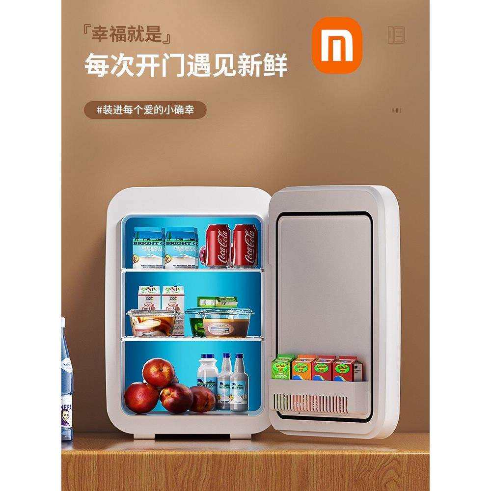 迷你小冰箱冷冻一人二人家用宿舍母乳公室学生小型冰柜家车俩用
