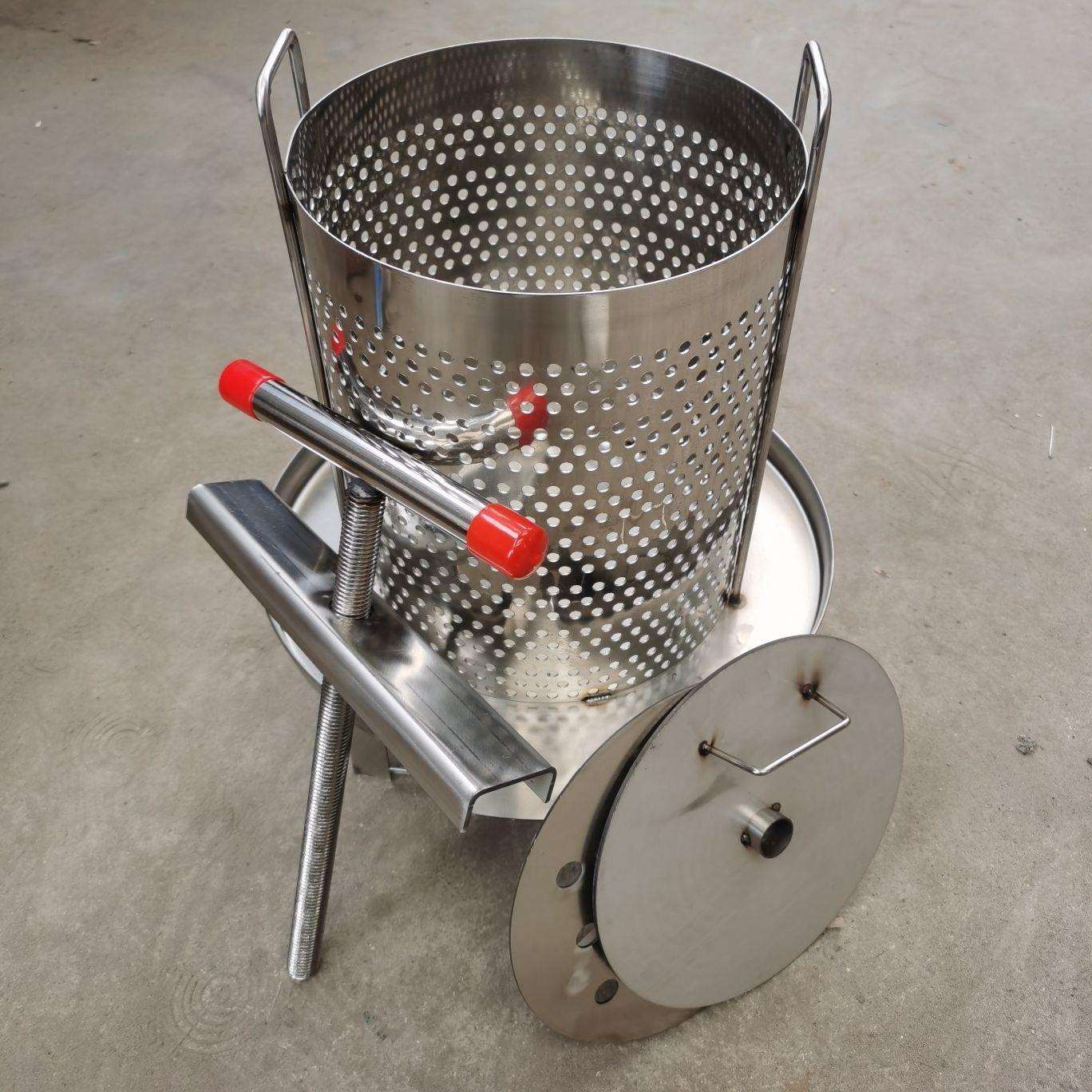 304不锈钢压蜜机榨蜡机小型家用土蜂蜜压榨机榨汁打糖机压蜂蜜机