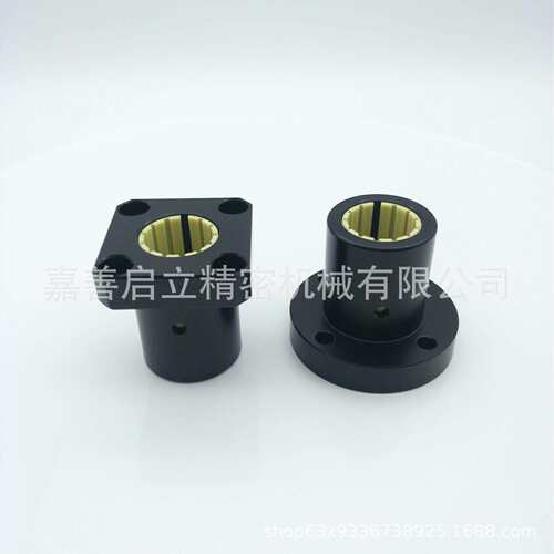 厂家igus铝合金FJUM-01-20圆法兰型自润滑塑料直线轴承LIN-01RF