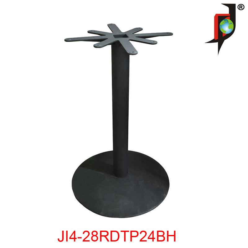 广东大型圆形铸铁桌脚咖啡厅桌椅桌腿KTV大高吧台台脚