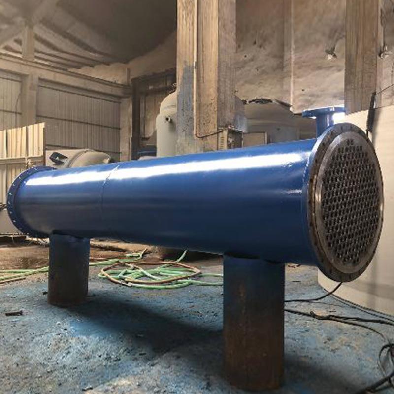 厂家定制不锈钢冷凝器/搪瓷碟片式冷凝器/碳钢列管式冷凝器换热器