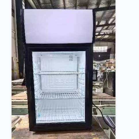 42L小型商用冰箱/超市冷藏食品饮料酒水冷藏台式桌面展示柜