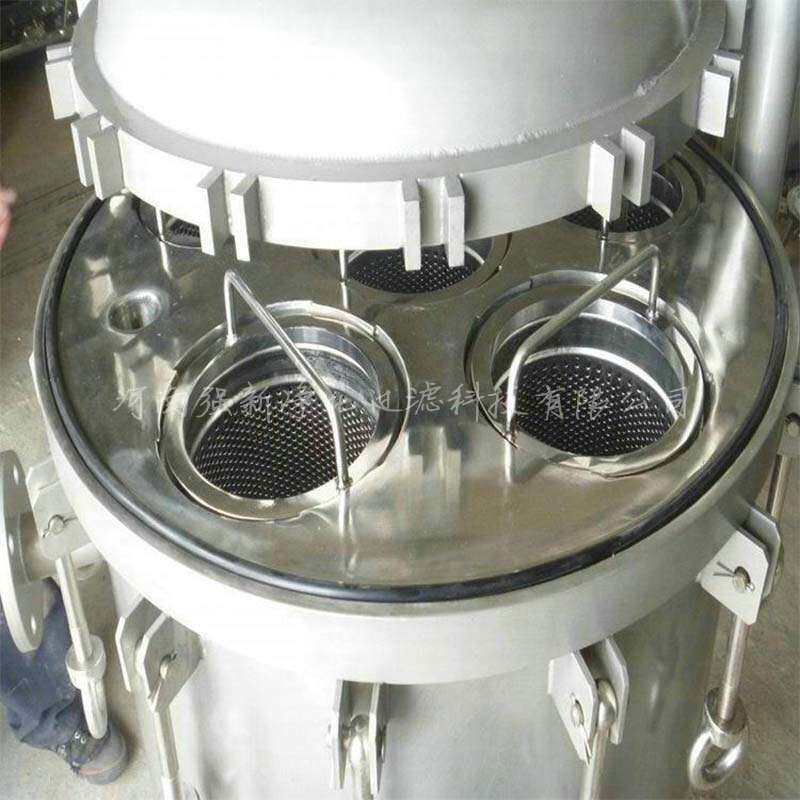 强新过滤器 工业用304/316不锈钢袋式过滤器 地下水/工业废水用