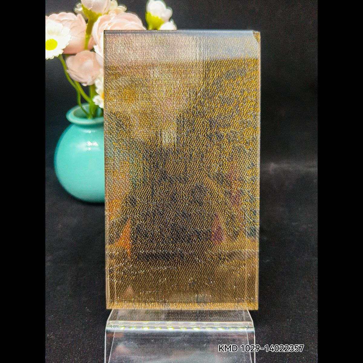 夹丝玻璃山水画艺术家用办公家装酒店屏风隔断玻璃门夹胶安全