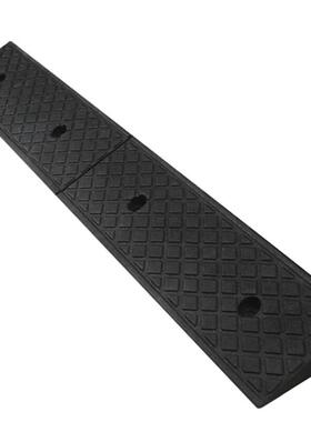 VLEN斜坡垫 100*15*4CM 黑色 橡塑台阶垫汽车爬坡三角垫