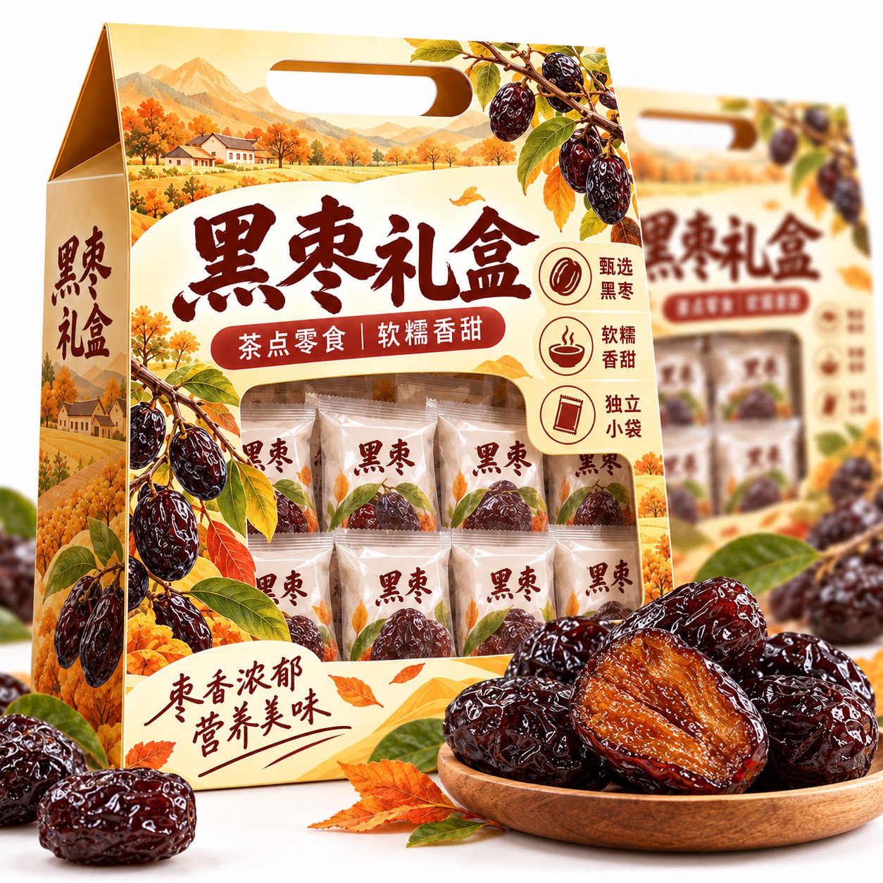 黑枣正品官方旗舰店新款黑枣无核