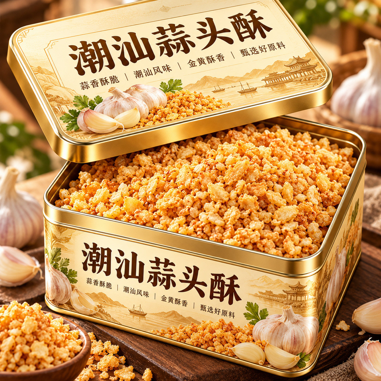 潮汕特产蒜头酥官方旗舰店家用