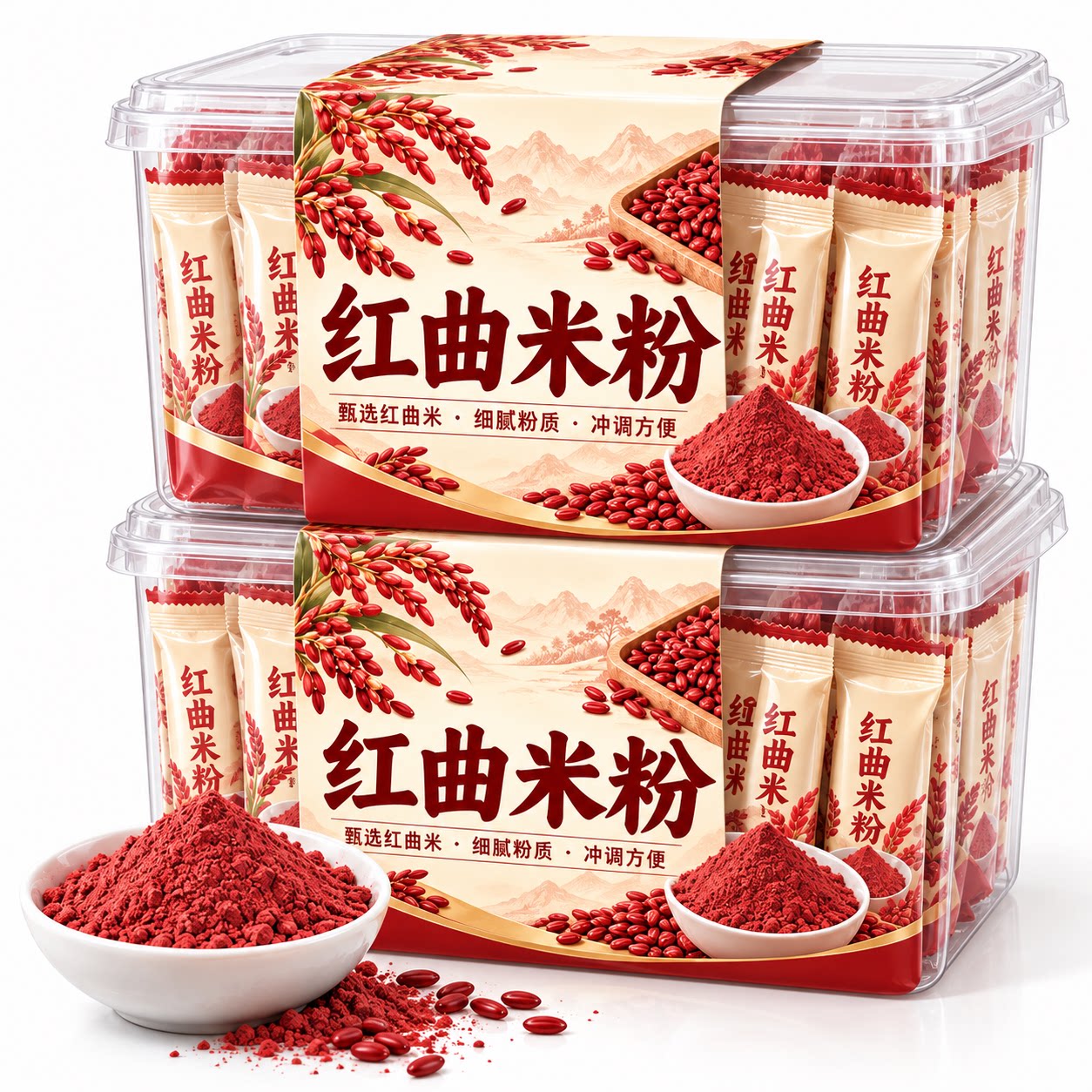 红曲米粉烘焙原料烹饪食品级色素