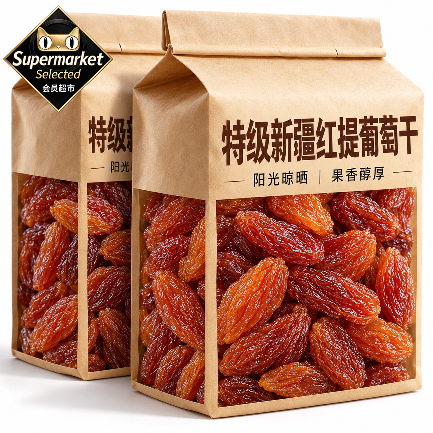 红香妃红提新疆葡萄干官方旗舰
