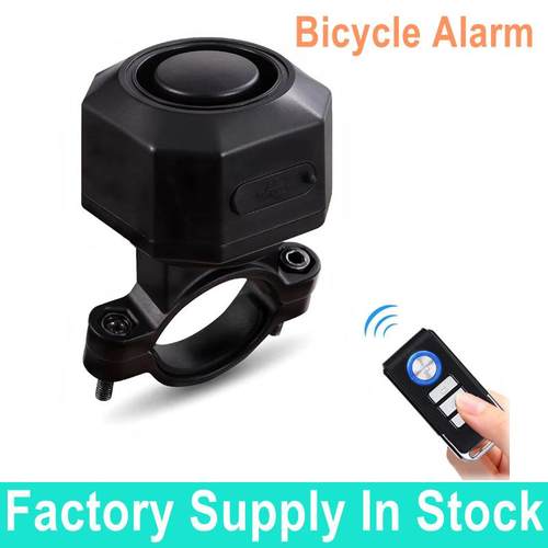 Burglar Rechargeable Remote Control Anti-Theft Bike Alarm 32