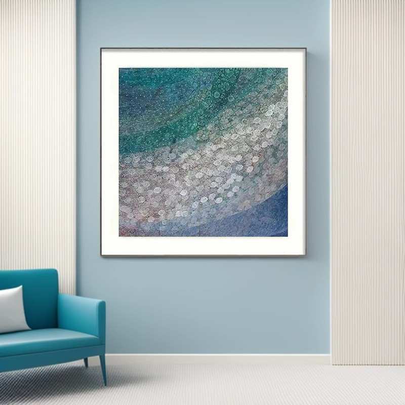 阳光入室现代简约风抽象客厅装饰画餐厅卧室挂画高级感玄关艺术画