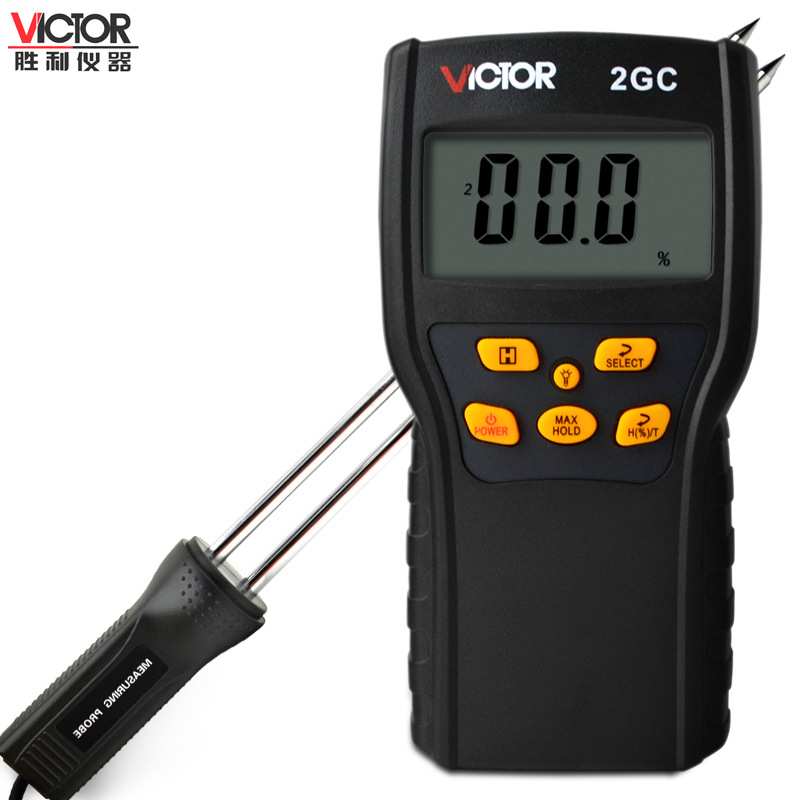 胜利粮食水分测试仪VC2GC/VC2GA/VC2GB测湿水分湿度计水分测试仪