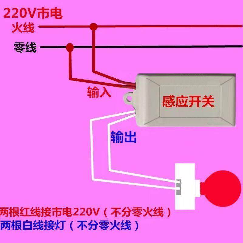 人体存在感应传感器220V人在灯不灭毫米波微动雷达感应开关X20