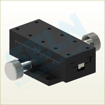 供应X轴LWX4090-W双手轮调节燕尾槽手动平台齿轮齿条驱动位移滑台