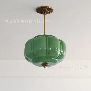 法式复古穆拉诺餐厅中古轻奢南瓜高级感Murano吧台吊灯餐桌吸顶灯