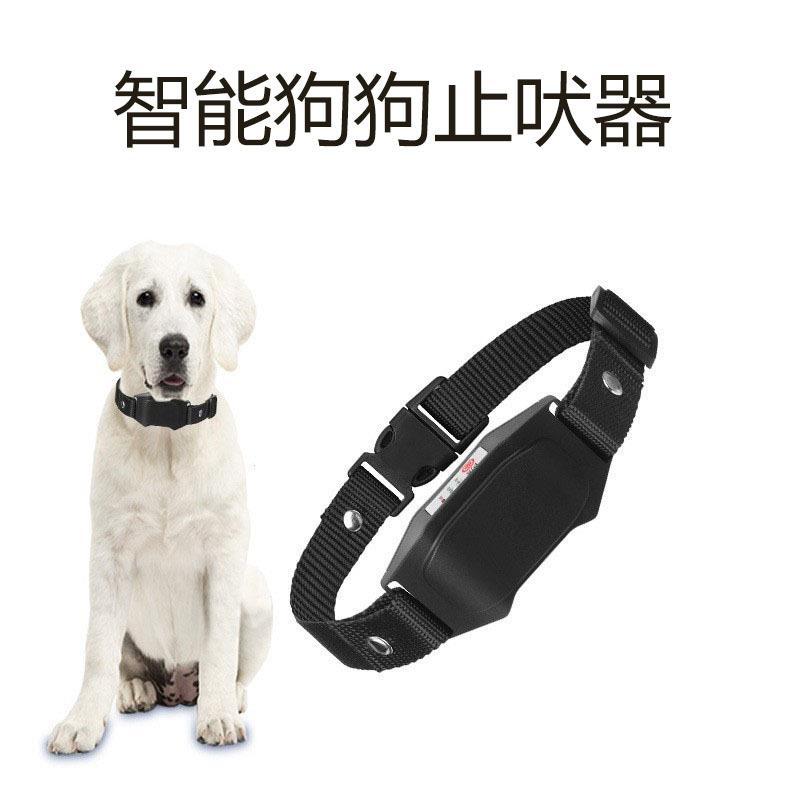 新款宠物智能声音震动触发自动止吠器项圈宠物训狗器塑料三种模式