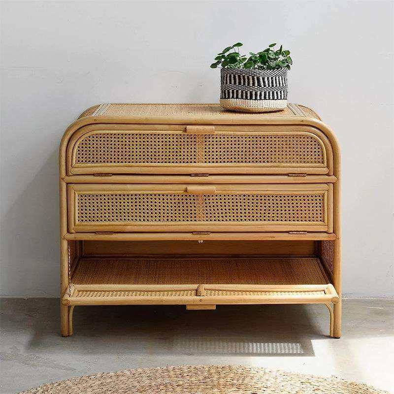 安卡拉边柜北欧实木复古藤编斗柜民宿抽屉设计师收纳柜简约,鲜花速递/花卉仿真/绿植园艺,割草机/草坪机,淘宝优惠券,粉丝福利购,淘宝优惠卷