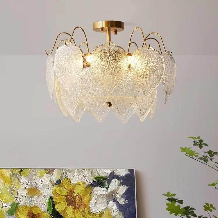 2023年新款法式卧室吸顶灯个性双色玻璃轻奢柳叶水晶客厅餐厅灯具,鲜花速递/花卉仿真/绿植园艺,割草机/草坪机,淘宝优惠券,粉丝福利购,淘宝优惠卷